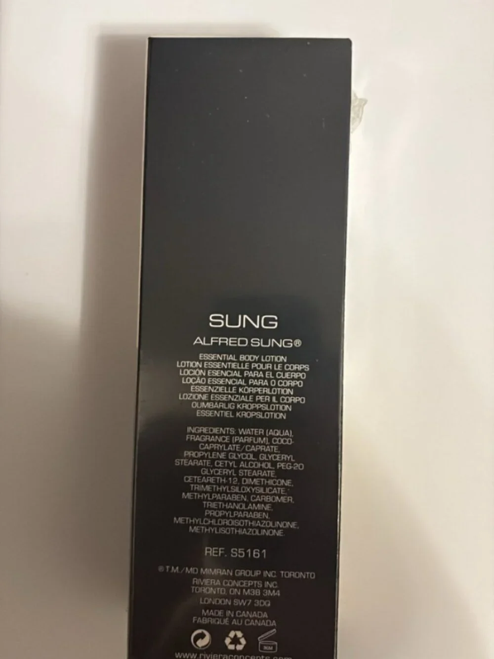 Alfred Sung Essential Body Lotion – 6.8 oz – New Sealed